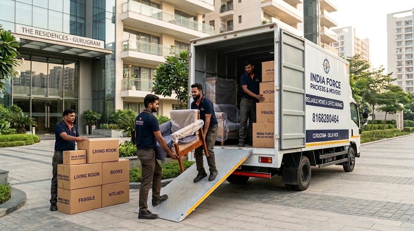 India Force Packers and Movers | Safe Home, Office & Car Relocation across Gurugram, Sohna, Rewari & Bhopal - India Force Packers and Movers