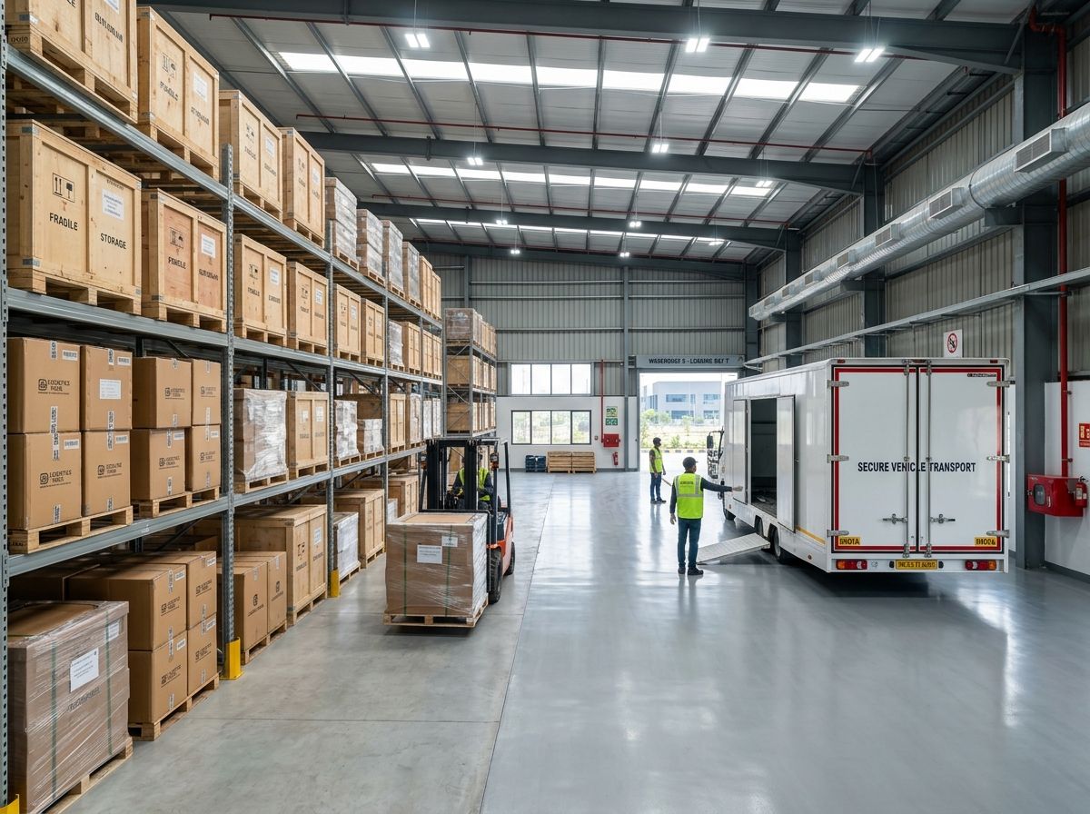 India Force closed steel container fleet and palletized storage warehouse